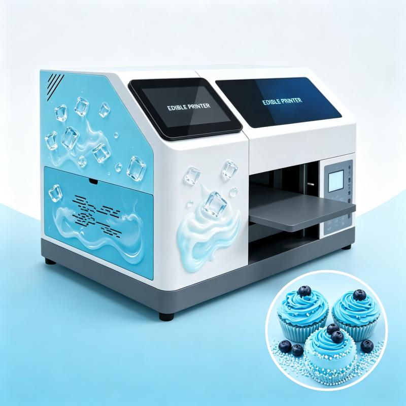 Commercial Printing Ink - Digitale taartprintermachine, eetbare inkt, full-color beeldafdruk,