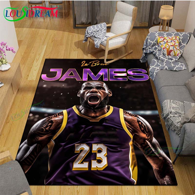 Commercial Printing Ink - Basketball Star L-LeBron J-James K-Kobe bedrukt