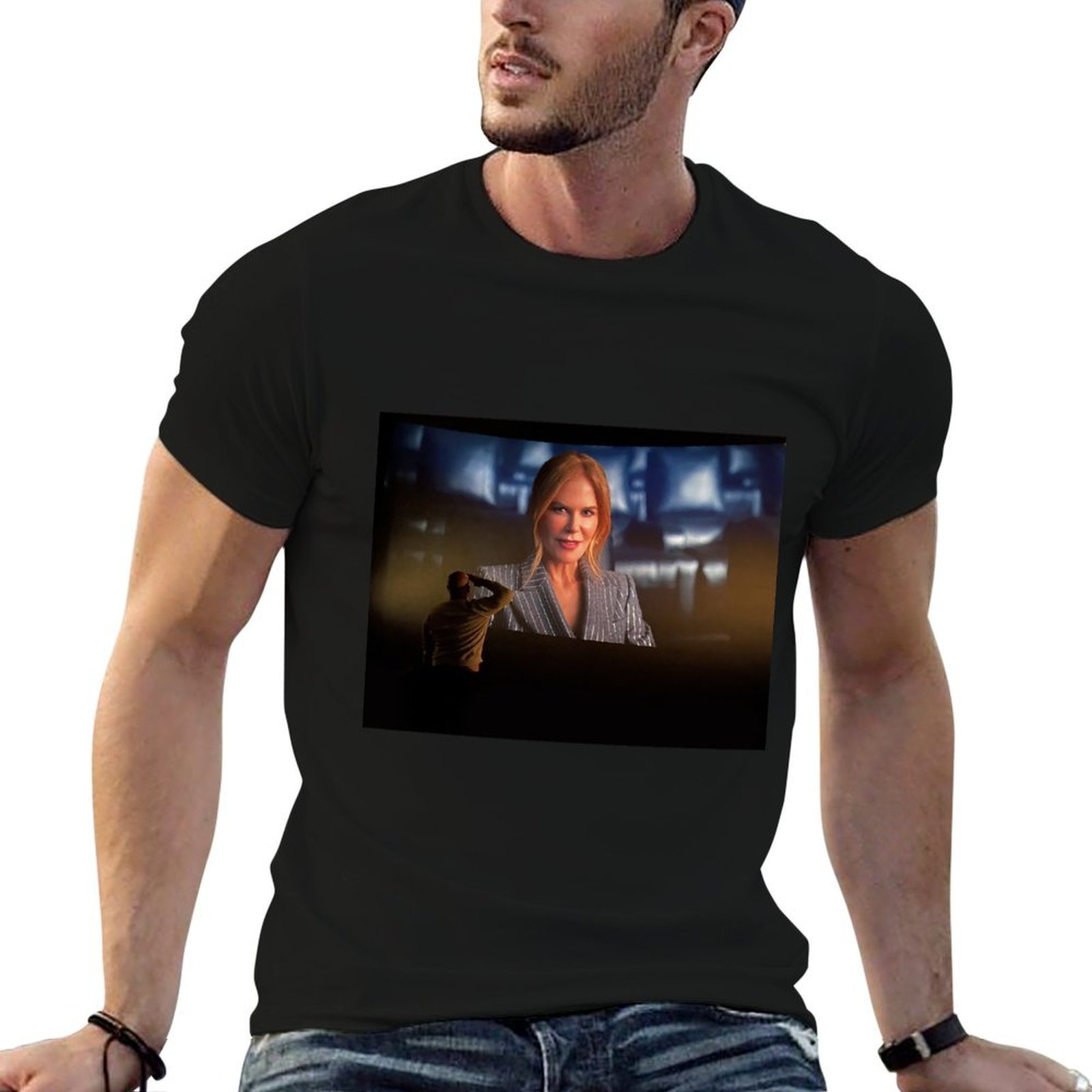 Commercial Printing And Graphics - T-shirt met een vintage afbeelding van