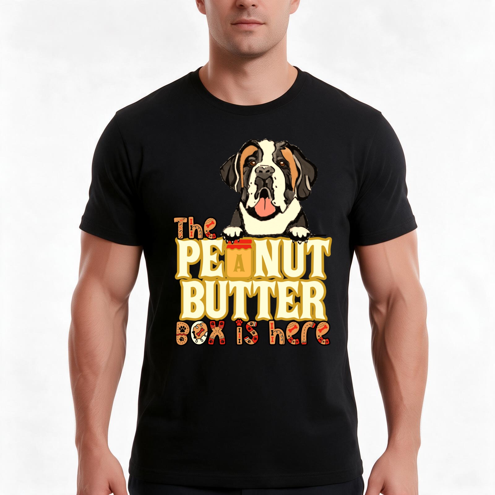 Commercial Printing And Graphics - De Pindakaasdoos is er: grappig T-shirt