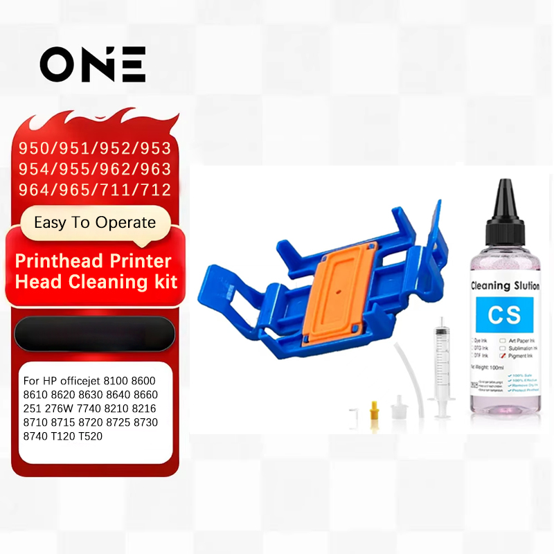 Print Head Cleaning Kit - Printkop reinigingsset voor HP 8100 8610