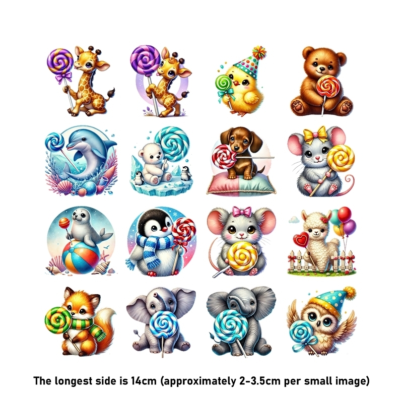 14CM cartoon schattige dieren  - Printable Heat Transfer Vinyl recensie en prijs