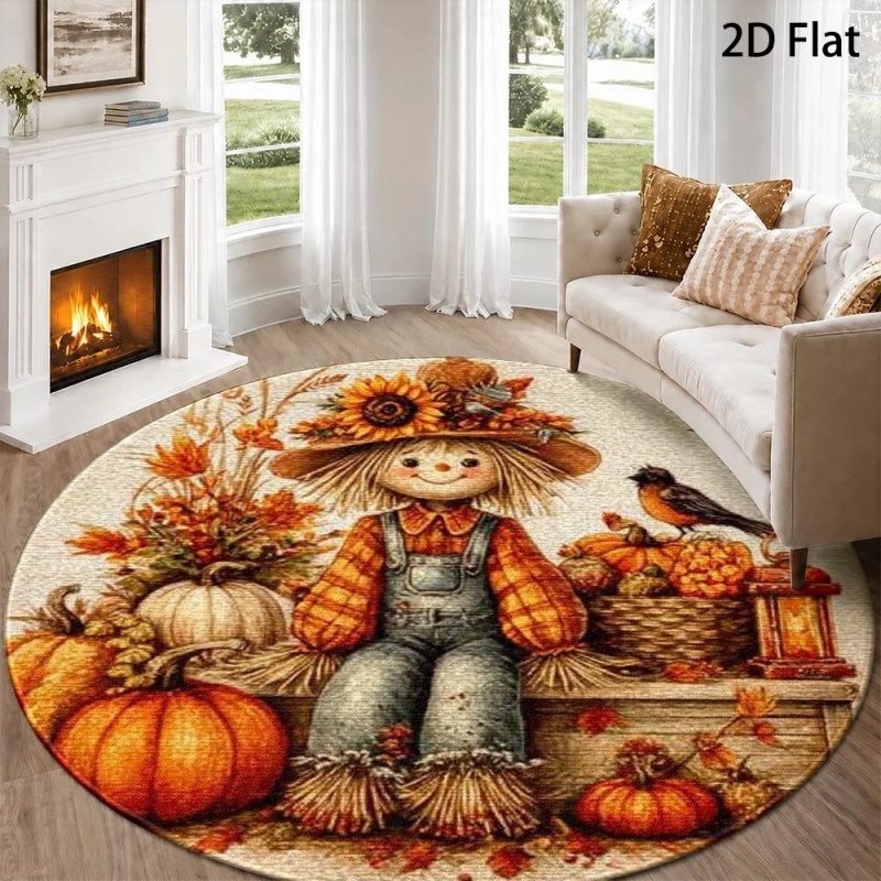 Schattig ronde vloerkleed met  - Commercial Printing Format recensie en prijs