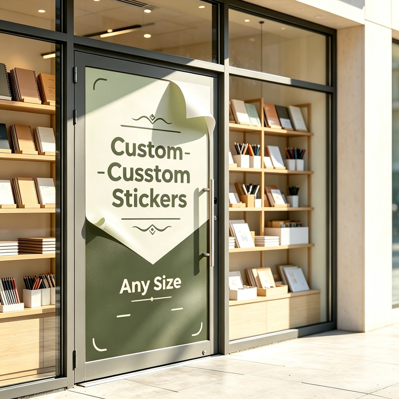 Op maat gemaakte stickers van  - Commercial Printing Shop recensie en prijs