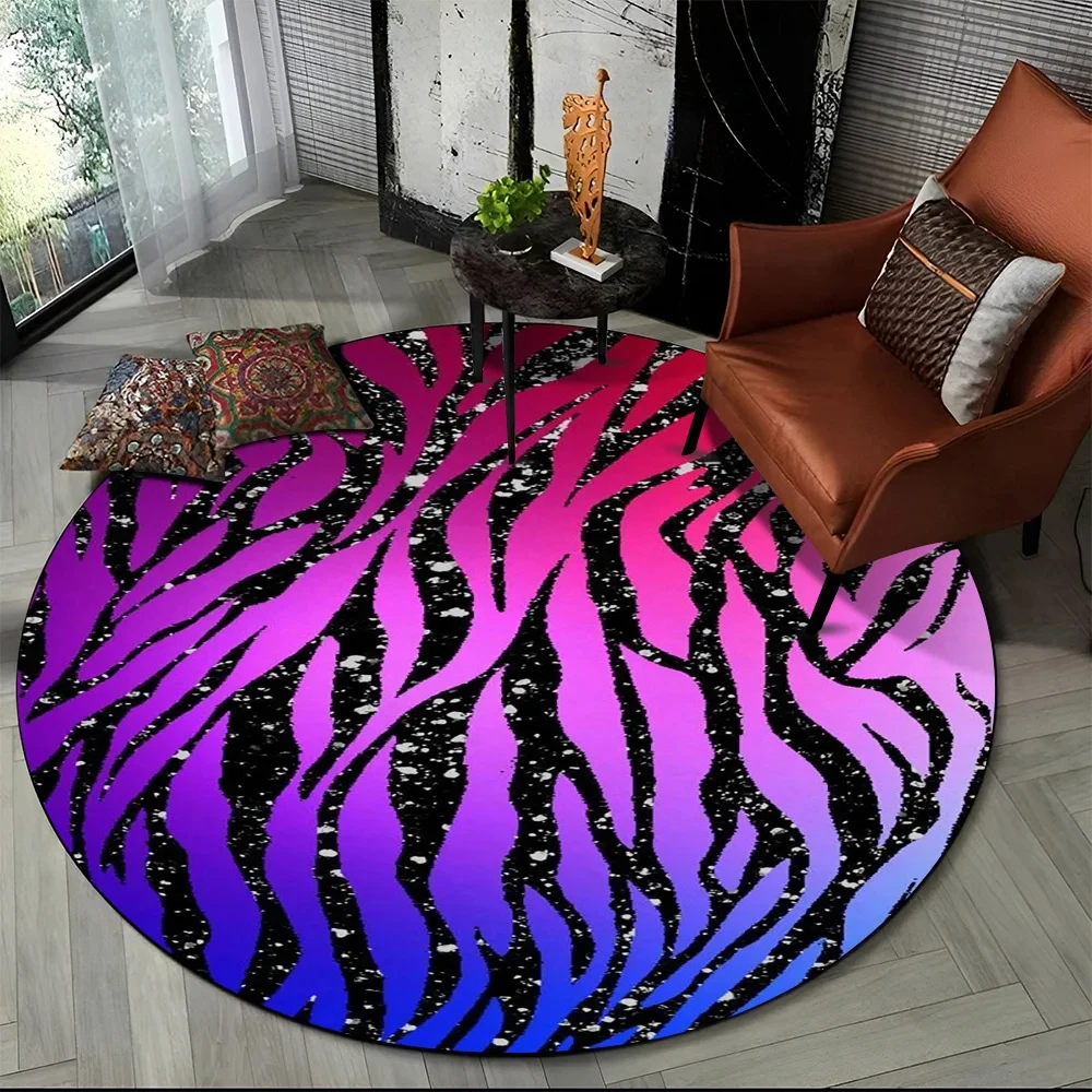 Roze Zebra Streep Print Rond T - Commercial Printing Format recensie en prijs