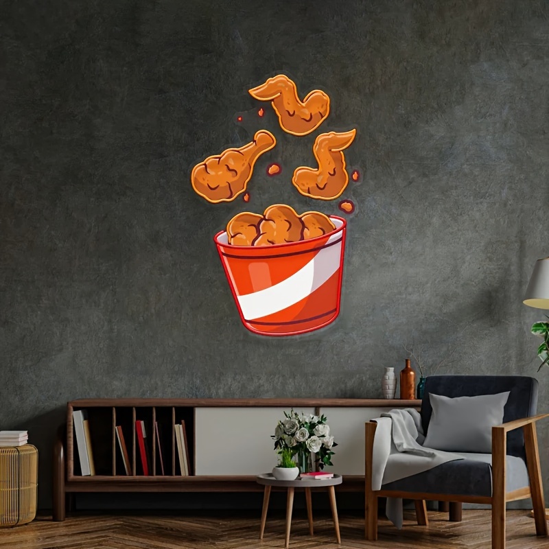 Gebakken Kippenpoot Neon Bord  - Commercial Printing Shop recensie en prijs