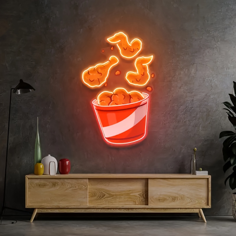 Gebakken Kippenpoot Neon Bord  - Commercial Printing Shop recensie en prijs